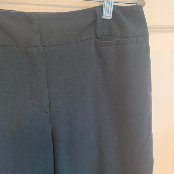 Larry Levine navy blue Straight Leg Pants. Size 10 short. - Picture 3 of 9